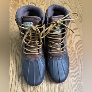 Nautica Men’s Winter Duck Boots for Snow & Rain — Waterproof / Insulated